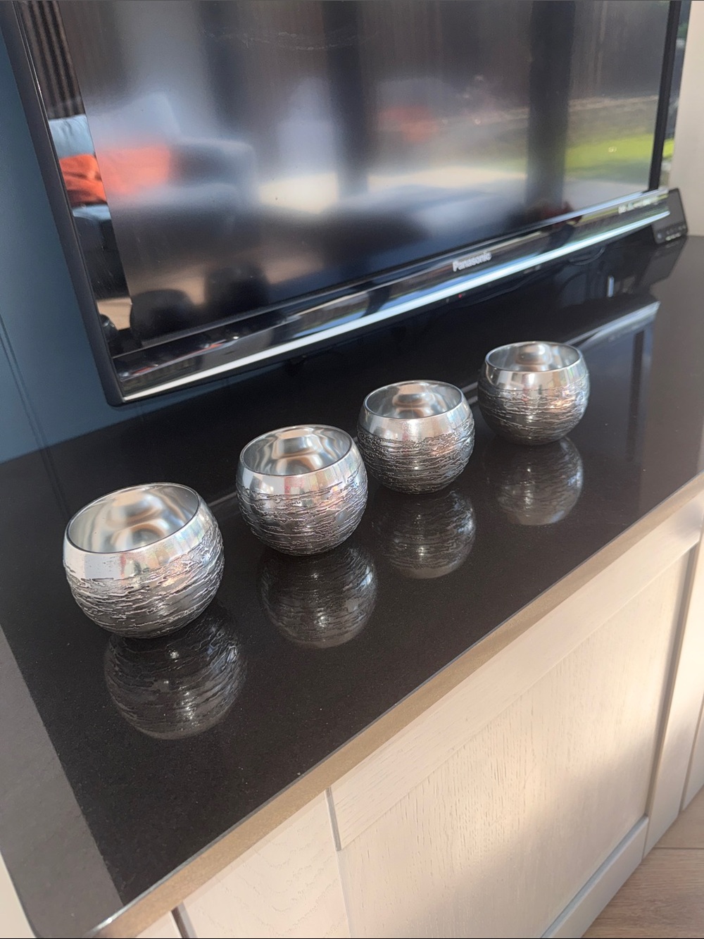 Don Sheil Signed Nectar Cups / Bowls - Set of 4